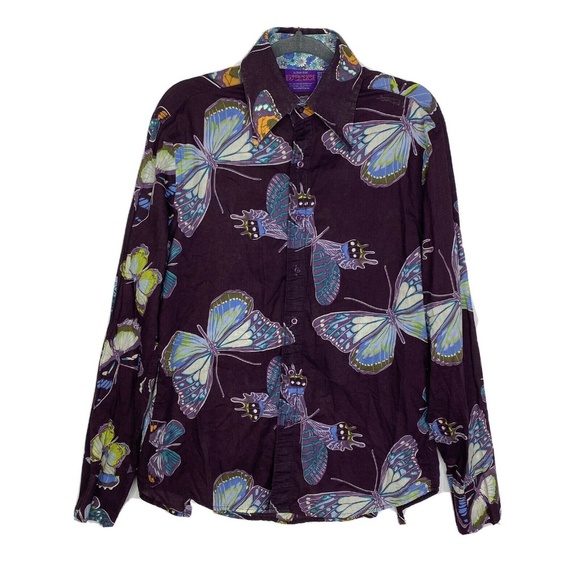 Jimi Hendrix Experience Tops - Jimi Hendrix Experience Shirt Butterfly Print